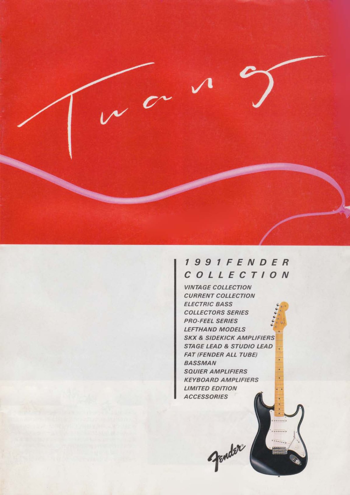 1990〜 Fender Japan Twang カタログ 16冊セット 1990〜 Fender Japan Twang カタログ 16冊セット Fender Japan